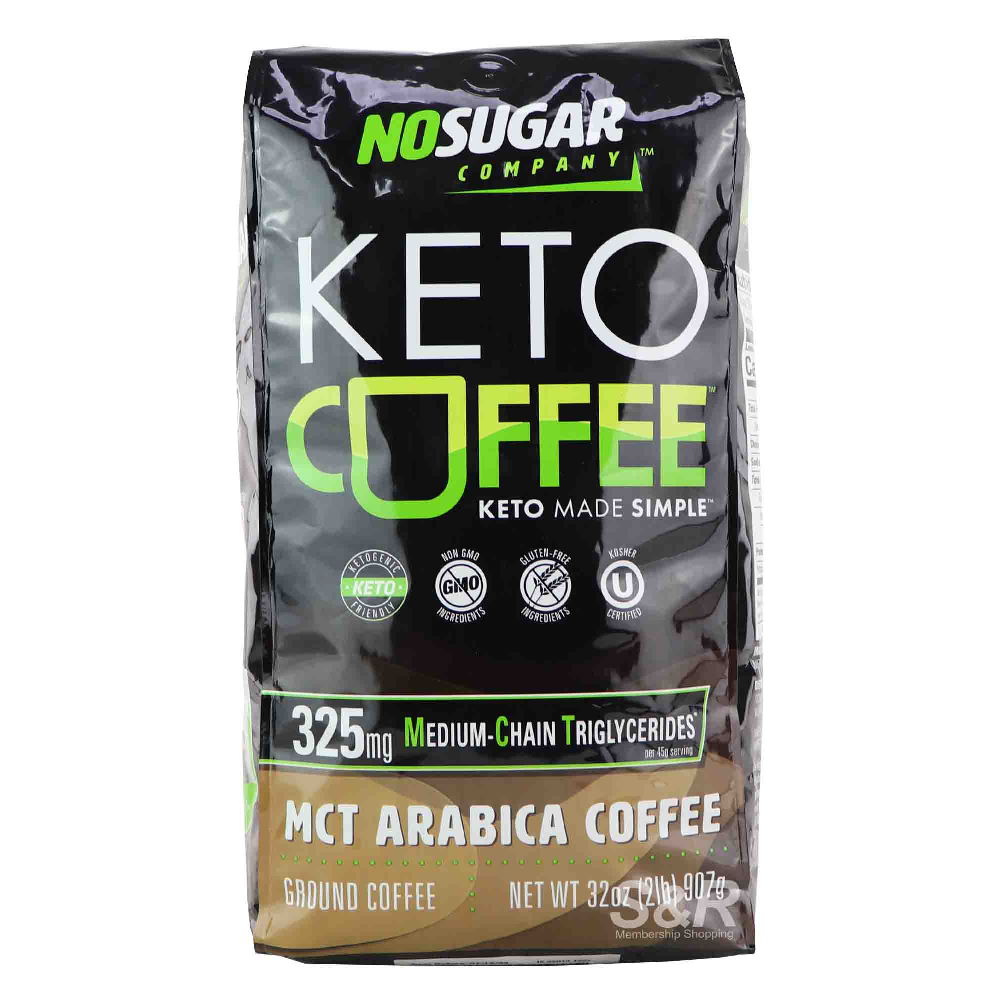 No Sugar Company Keto Ground Coffee 907g No Sugar Company Keto Ground Coffee 907g